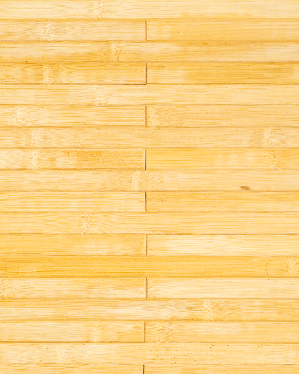 Natte Bambou Latte Coupée 20mm sur Tissu