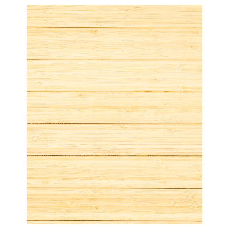 Natte Bambou Latte Droite 50mm sur Tissu