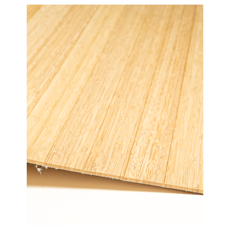 Vertical Bamboo Lath Weaving 50mm Smoked glued/textile 
