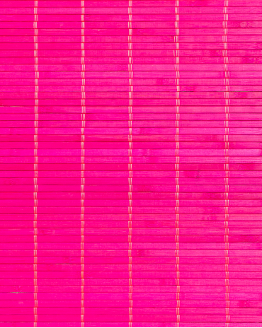 Fuschia Bamboo mat 7mm 