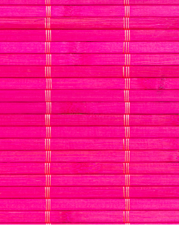 Fuschia Bamboo mat 7mm 