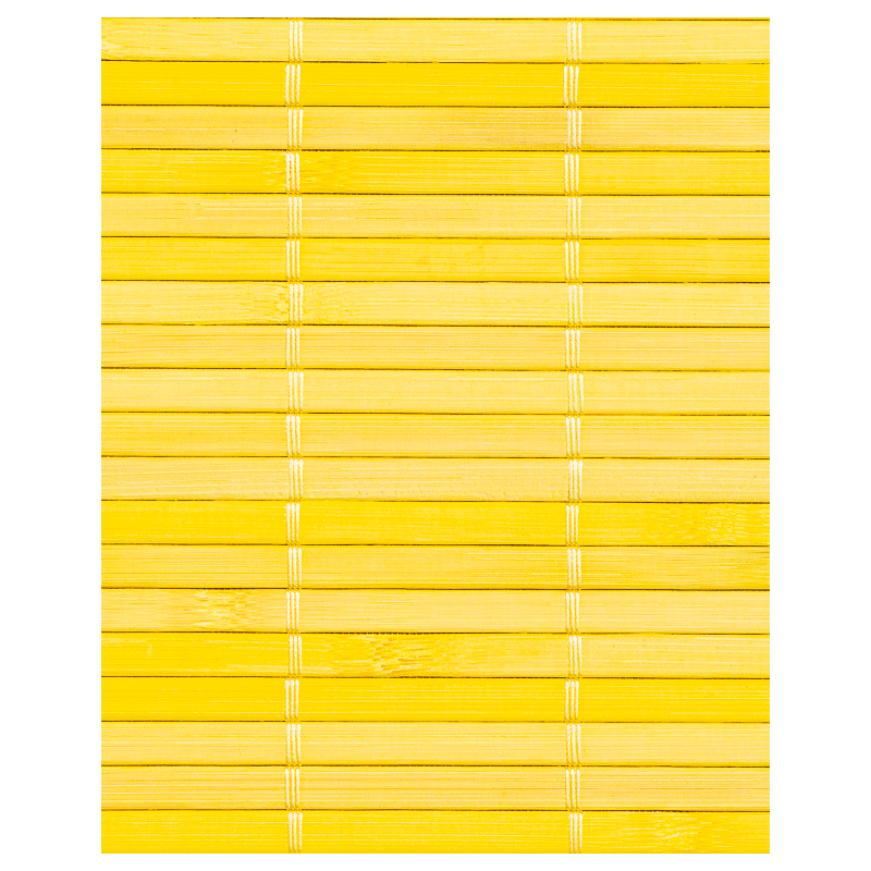 Bamboo mat 7mm Yellow color 