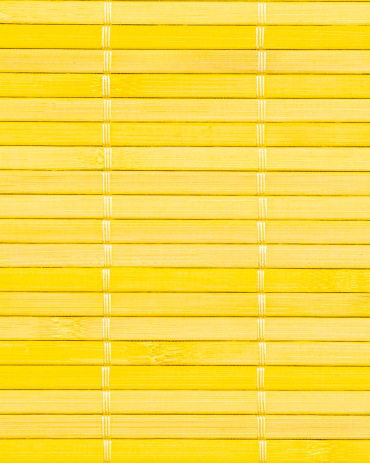 Bamboo mat 7mm Yellow color 
