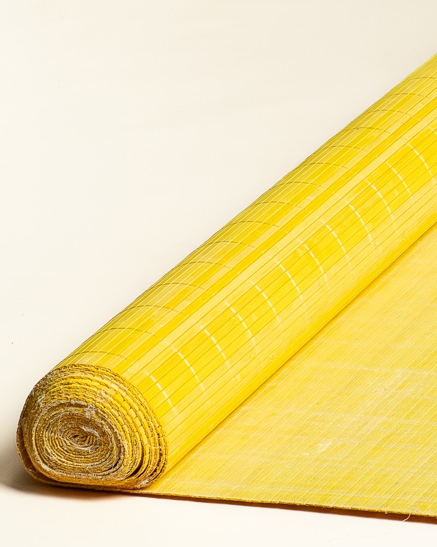 Bamboo mat 7mm Yellow color 