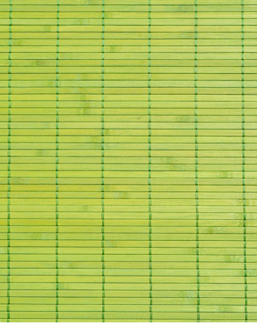 Natte Bambou 7mm Vert Anis sur Tissu