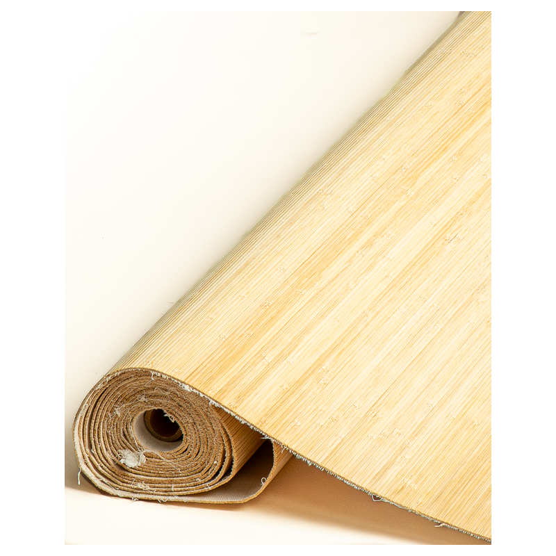 Tatami Bamboo mat Glued on textile 4.5 mm 