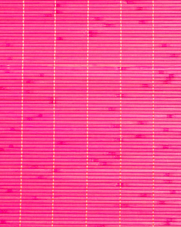 Fuschia Tatami Bamboo mat 4.5 mm Glued on textile