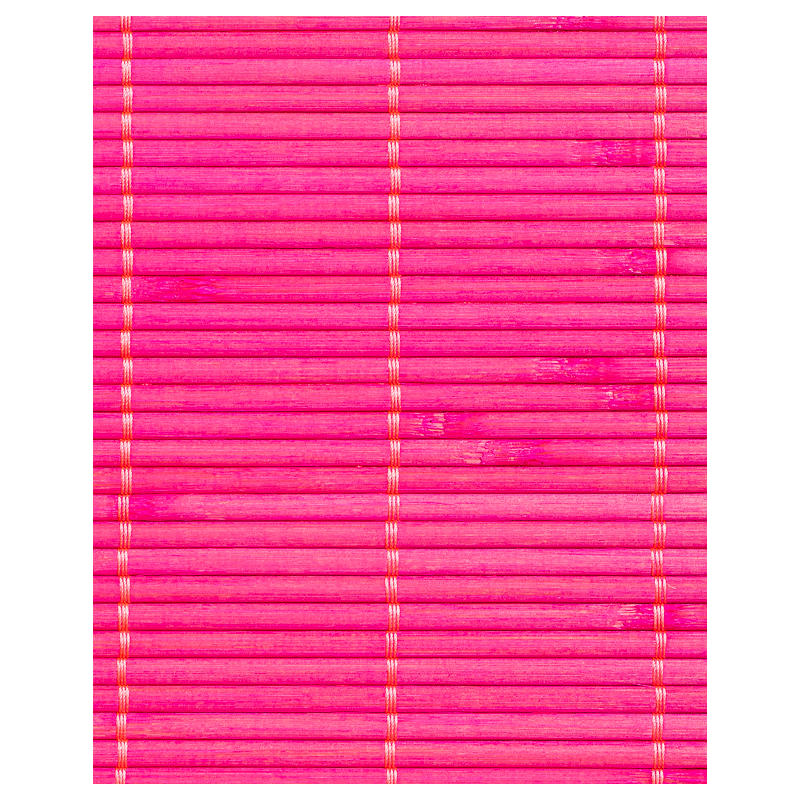 Tatami Bambou 4.5mm Fuschia sur Tissu 
