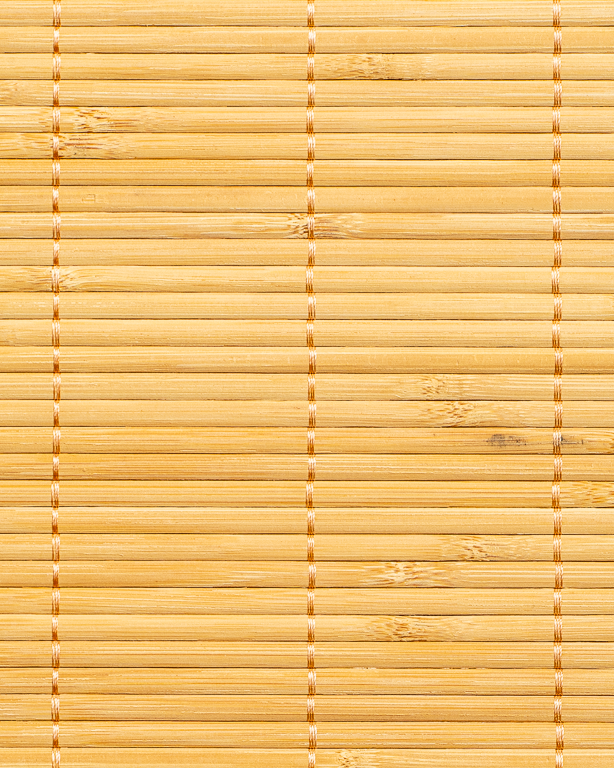 Tatami Bamboo mat 4.5 mm Smoked Glued on textile