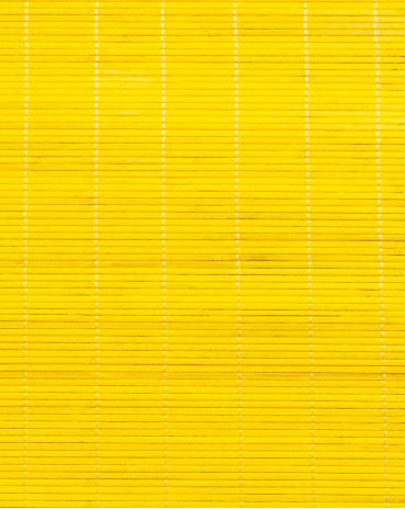 Yellow Tatami Bamboo mat Glued on textile 4.5 mm