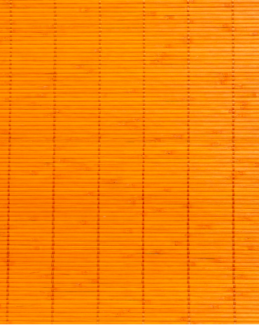 Orange Tatami Bamboo mat Glued on textile 4.5 mm