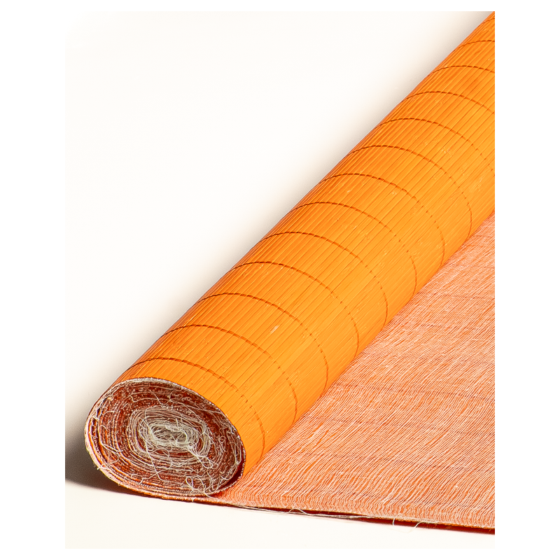 Tatami Bambou 4.5mm Orange sur Tissu