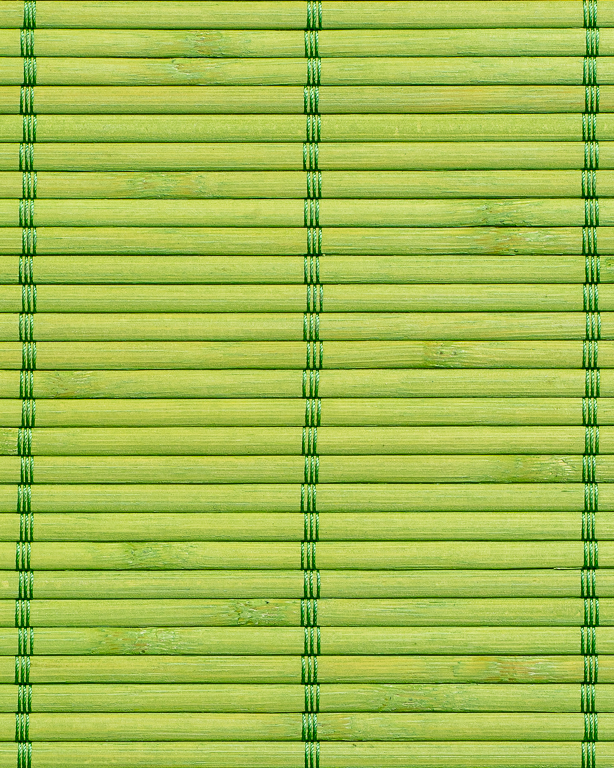 Tatami Bambou 4.5mm Vert Anis sur Tissu