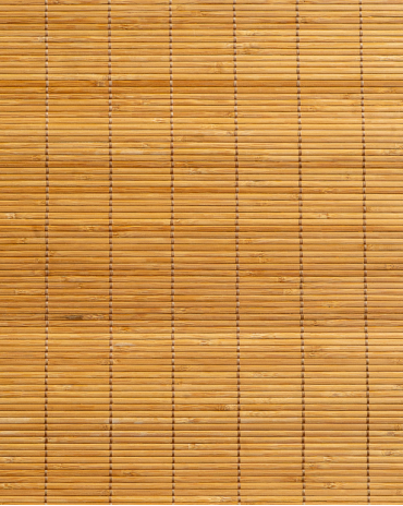 Carpet Bamboo mat Brown fringe 