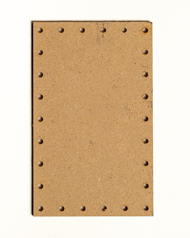 Plywood back rectangular
