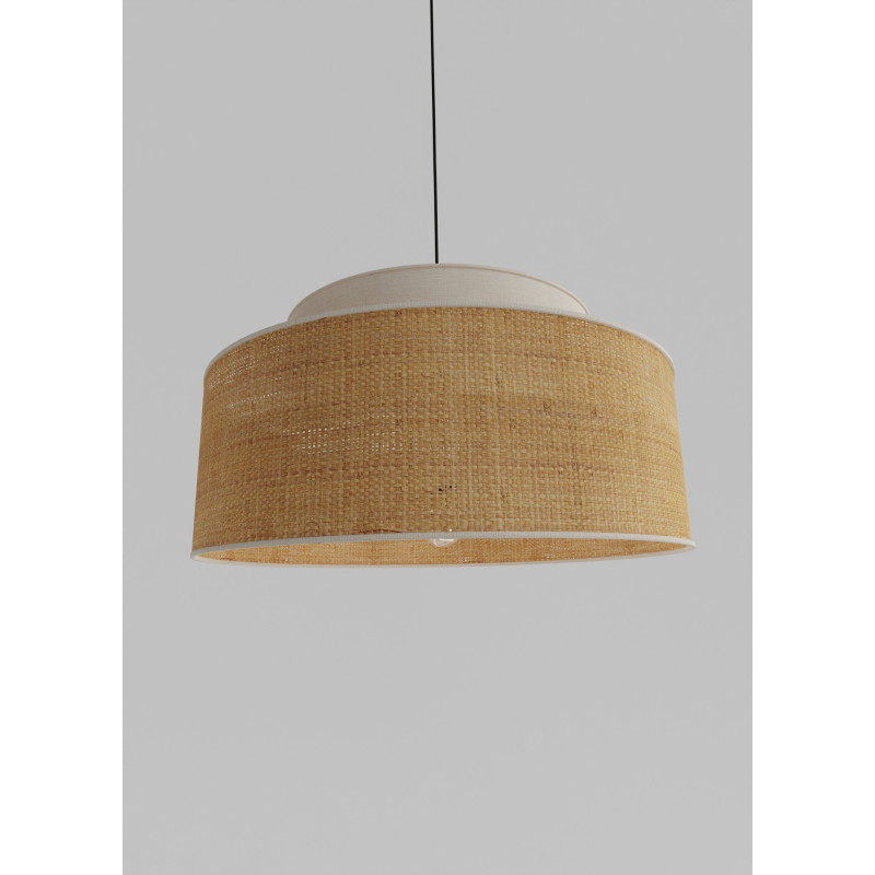 Fine-Mesh Raffia Weave Amber | Maison Douineau