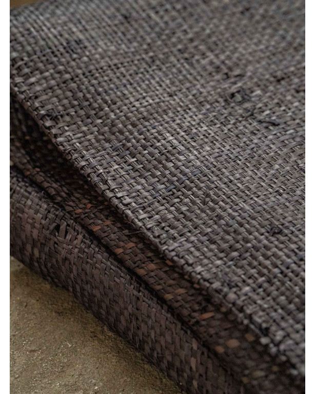 Fine-Mesh Raffia Weave Indigo | Maison Douineau