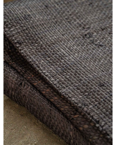 Tissage Raphia Maille Fine Indigo | Maison Douineau