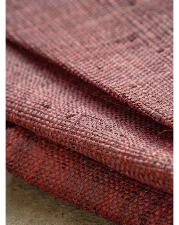 Fine-Mesh Raffia Weave Sandalwood | Maison Douineau