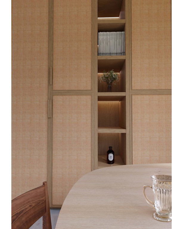 Chevron Raffia Weave Amber | Maison Douineau