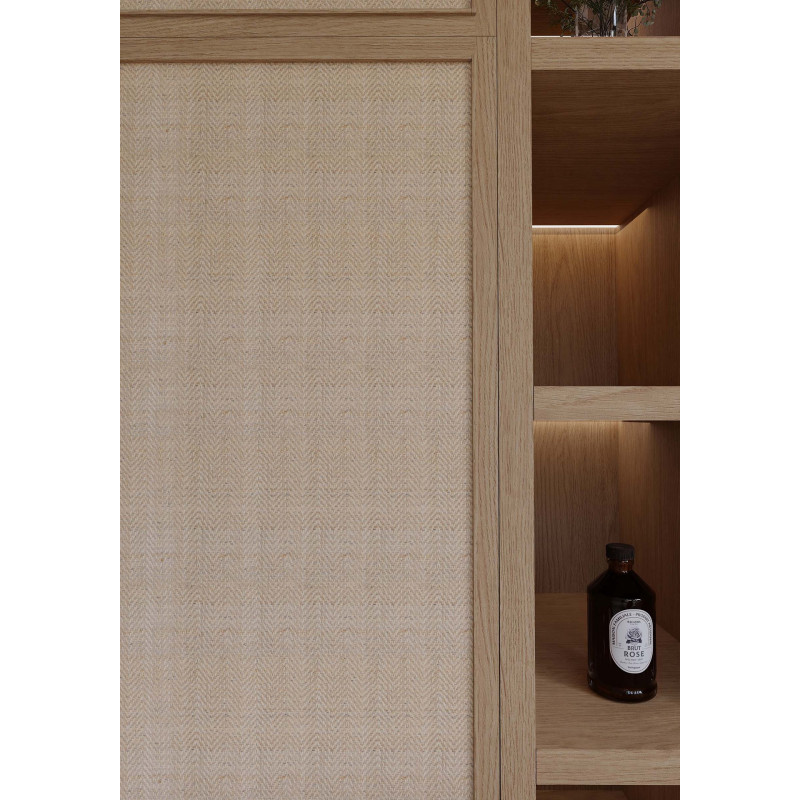 Tissage Raphia Chevron Coton | Maison Douineau
