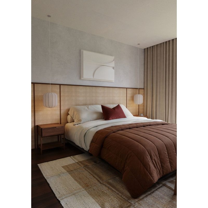 Chevron Raffia Weave Linen | Maison Douineau