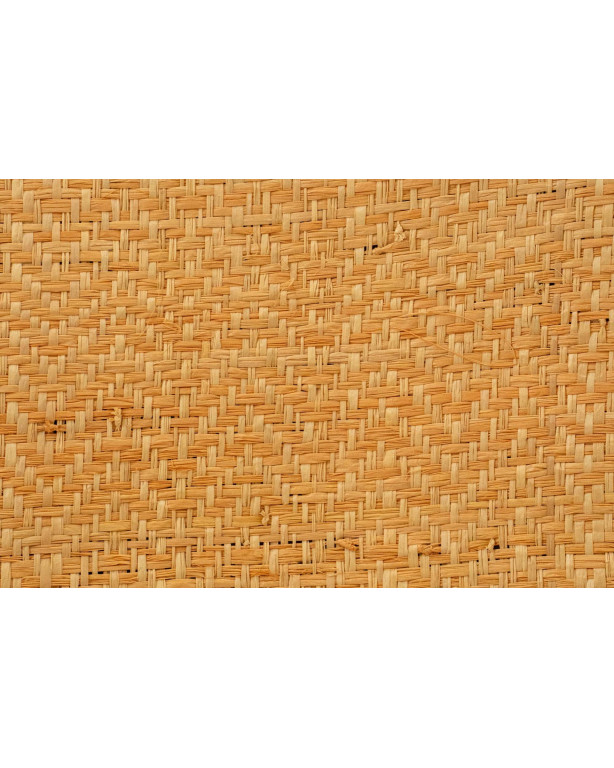 Tissage Raphia Chevron Naturel & Rotin | Maison Douineau