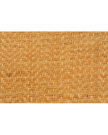 Tissage Raphia Chevron Naturel & Rotin | Maison Douineau