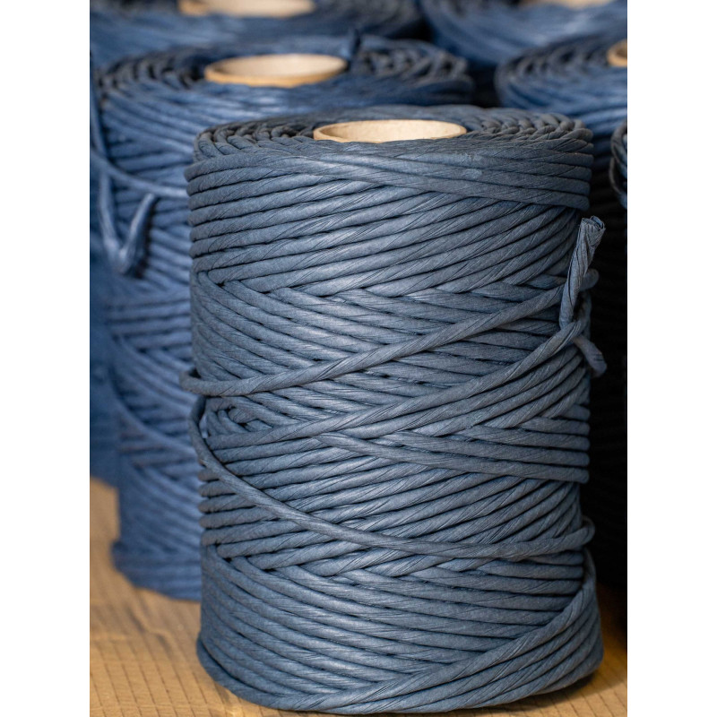 Blue Paper Cord 4.5-5 mm – Re-seating | Maison Douineau