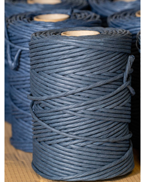Blue Paper Cord 4.5-5 mm – Re-seating | Maison Douineau