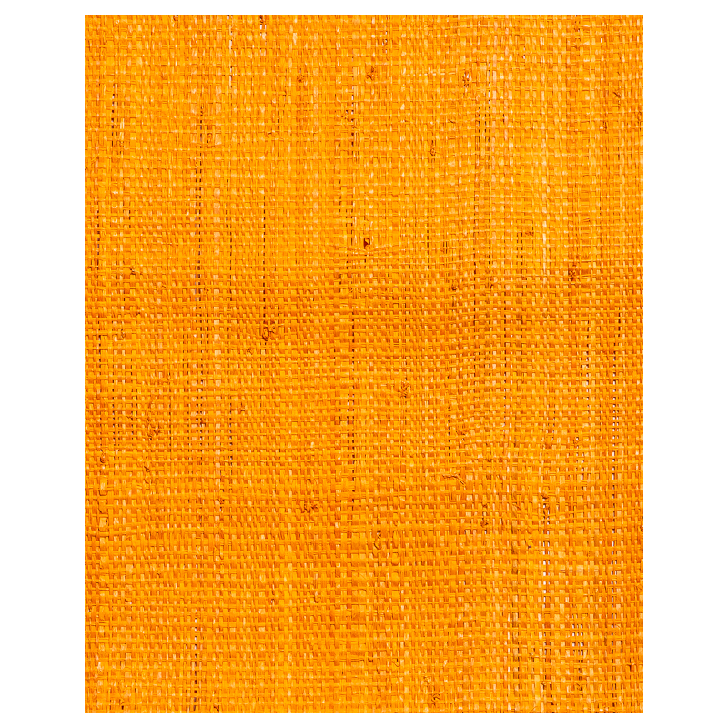 Tissage Raphia Maille Serrée Orange | Maison Douineau