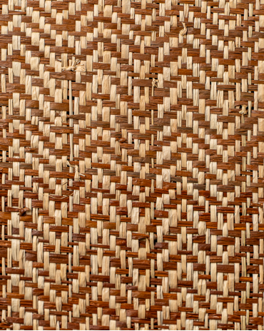 Tissage Raphia Chevron Cocotier | Maison Douineau