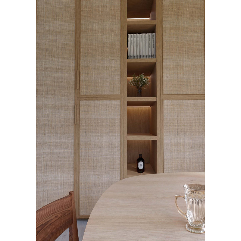 Fine-Mesh Raffia Weave Linen | Maison Douineau