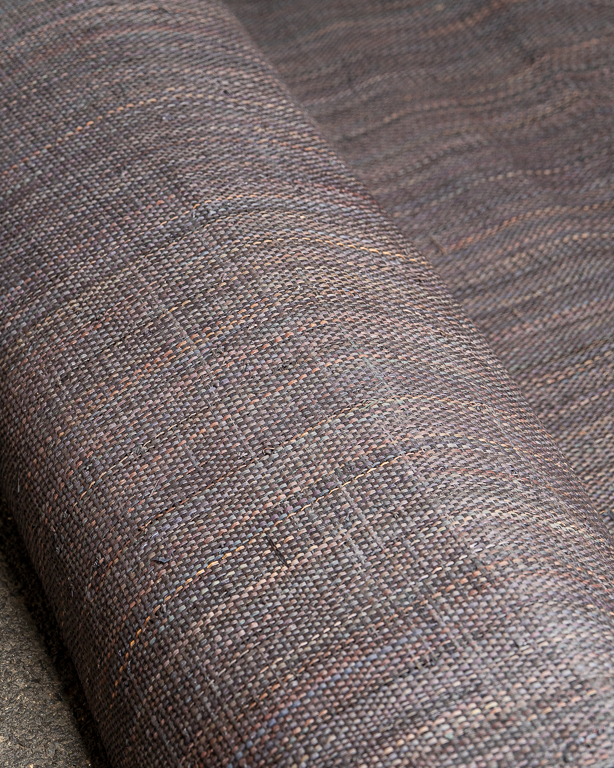 Tissage Raphia Maille Fine Charbon | Maison Douineau