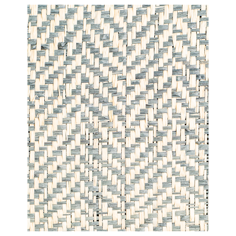 Tissage Raphia Chevron Fumée | Maison Douineau