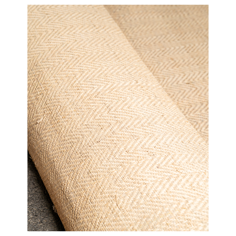 Chevron Raffia Weave Cotton | Maison Douineau