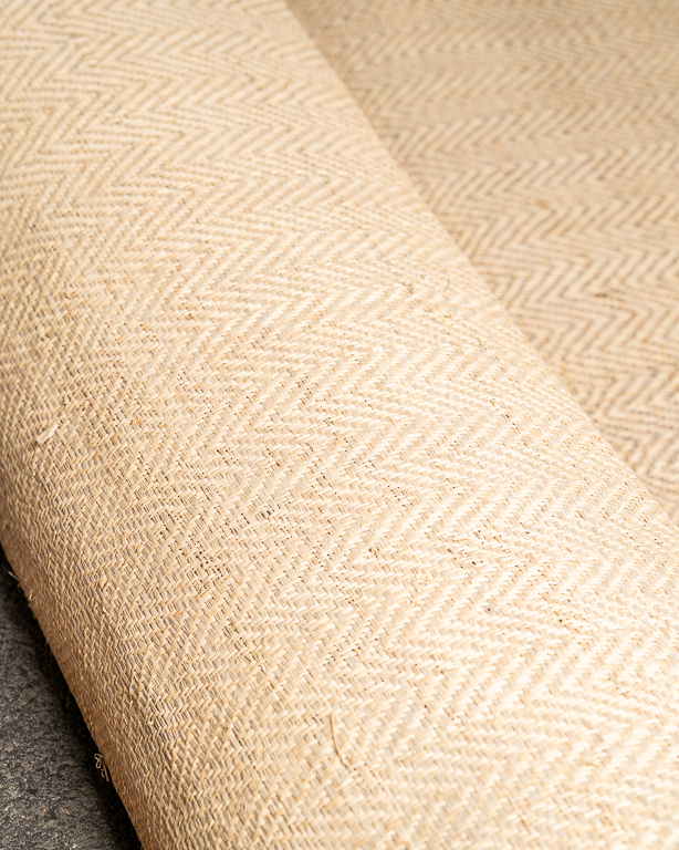 Chevron Raffia Weave Cotton | Maison Douineau
