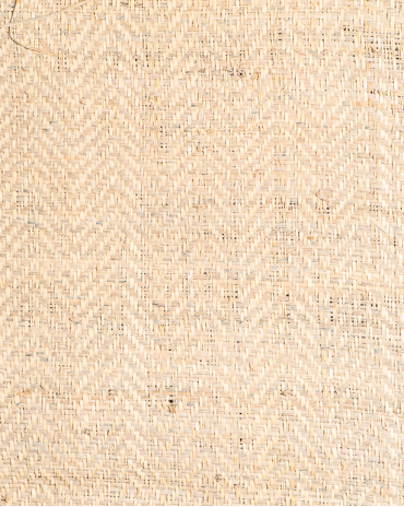Tissage Raphia Chevron Coton | Maison Douineau