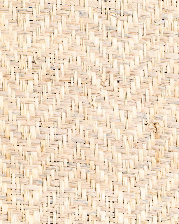 Tissage Raphia Chevron Coton | Maison Douineau