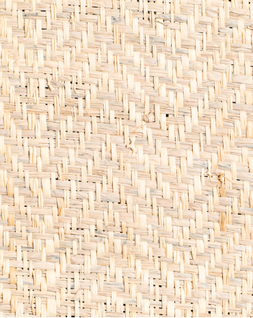 Chevron Raffia Weave Cotton | Maison Douineau