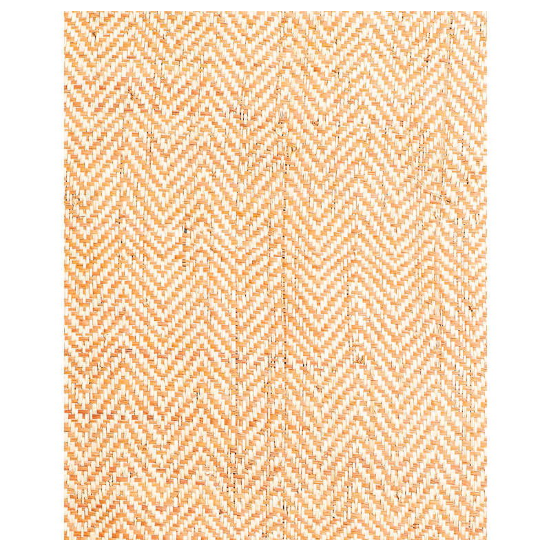 Tissage Raphia Chevron Ambre | Maison Douineau