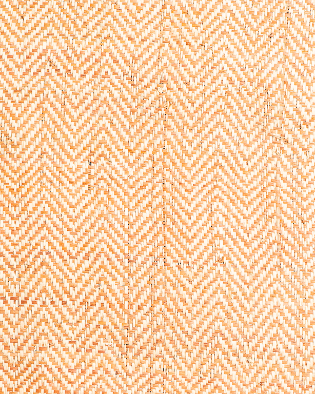 Chevron Raffia Weave Amber | Maison Douineau