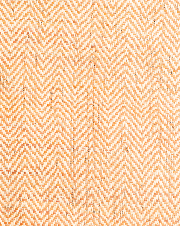 Chevron Raffia Weave Amber | Maison Douineau