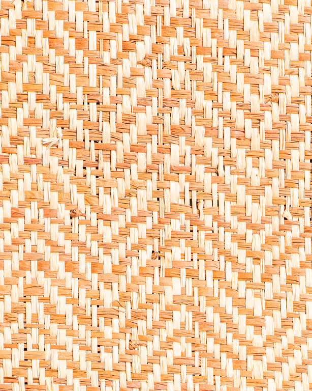 Tissage Raphia Chevron Ambre | Maison Douineau