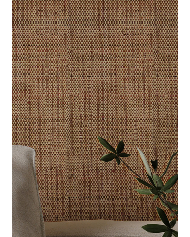 Fine-Mesh Weave Natural & Sandalwood | Maison Douineau