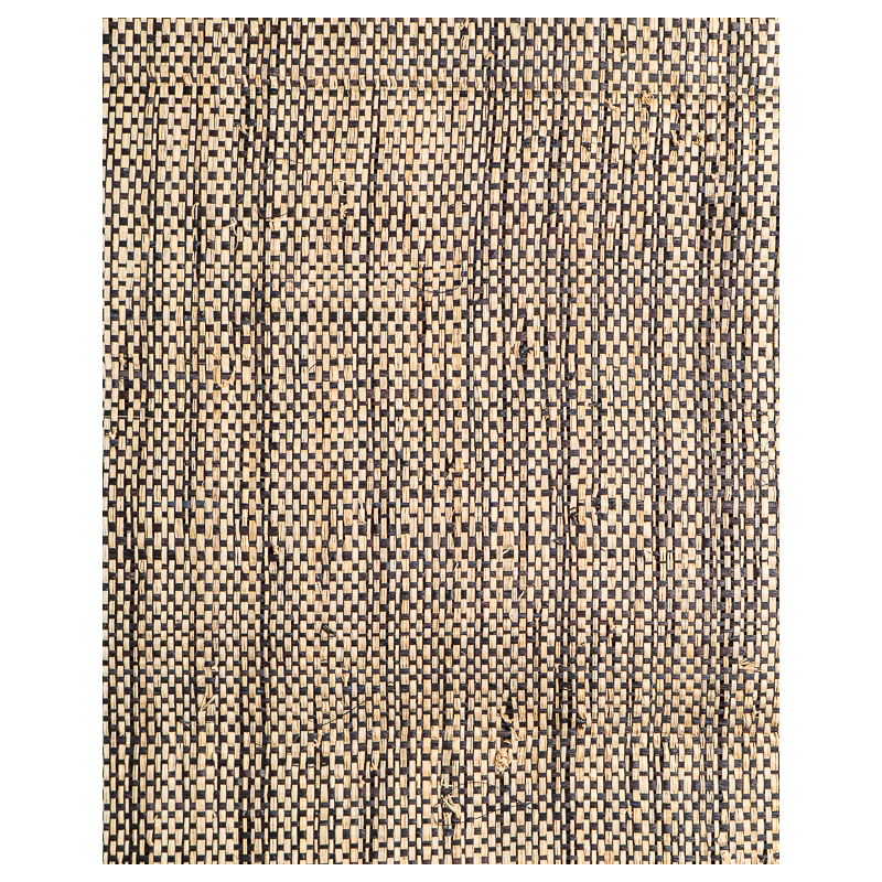 Fine-Mesh Raffia Weave Natural & Indigo | Maison Douineau