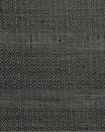 Black Cotton Raffia Weave 90 cm | Maison Douineau