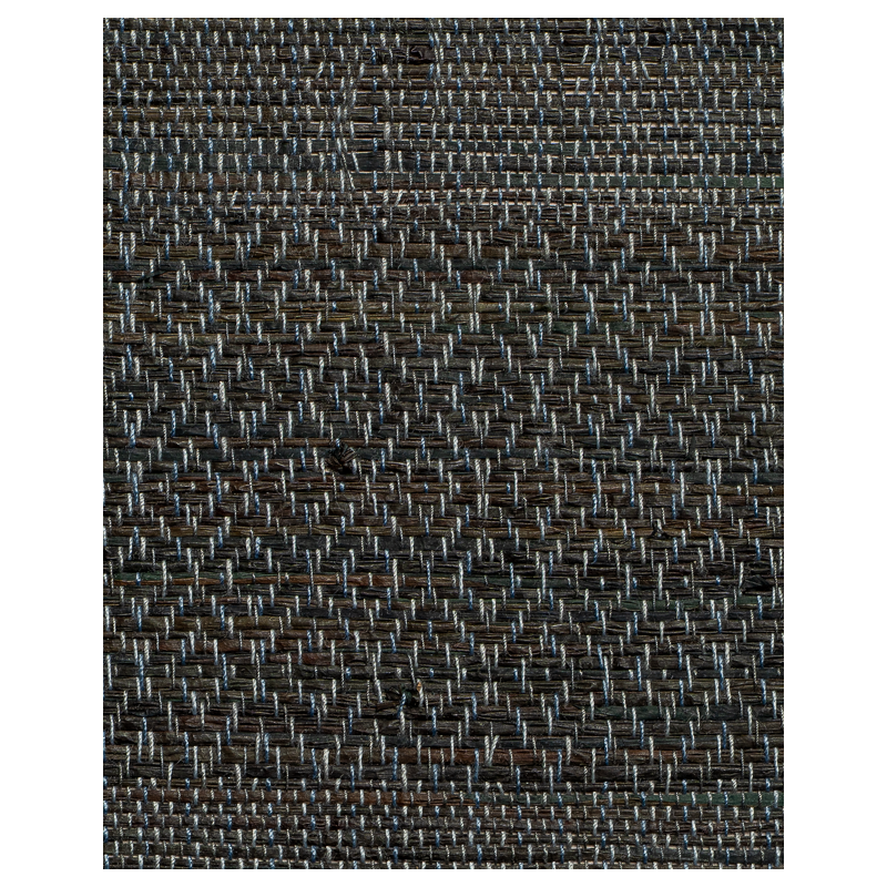 Tissage Raphia Coton Noir Noir | Maison Douineau