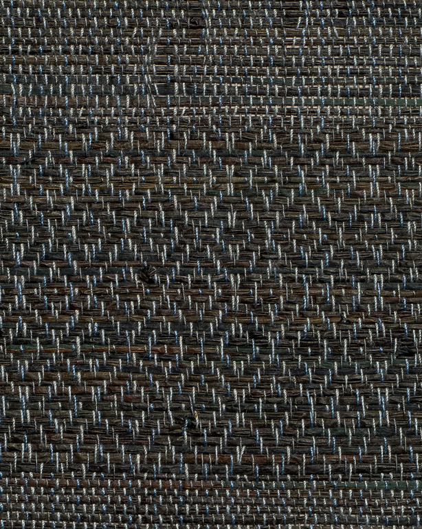 Black Cotton Raffia Weave 90 cm | Maison Douineau