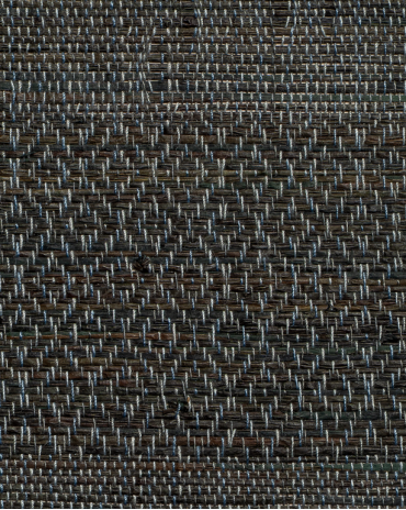 Tissage Raphia Coton Noir Noir | Maison Douineau